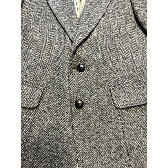 Arnie Blazer Vintage Men's Size 40R Brown Tweed Wool Classic Career USA Made - Picture 7 of 11